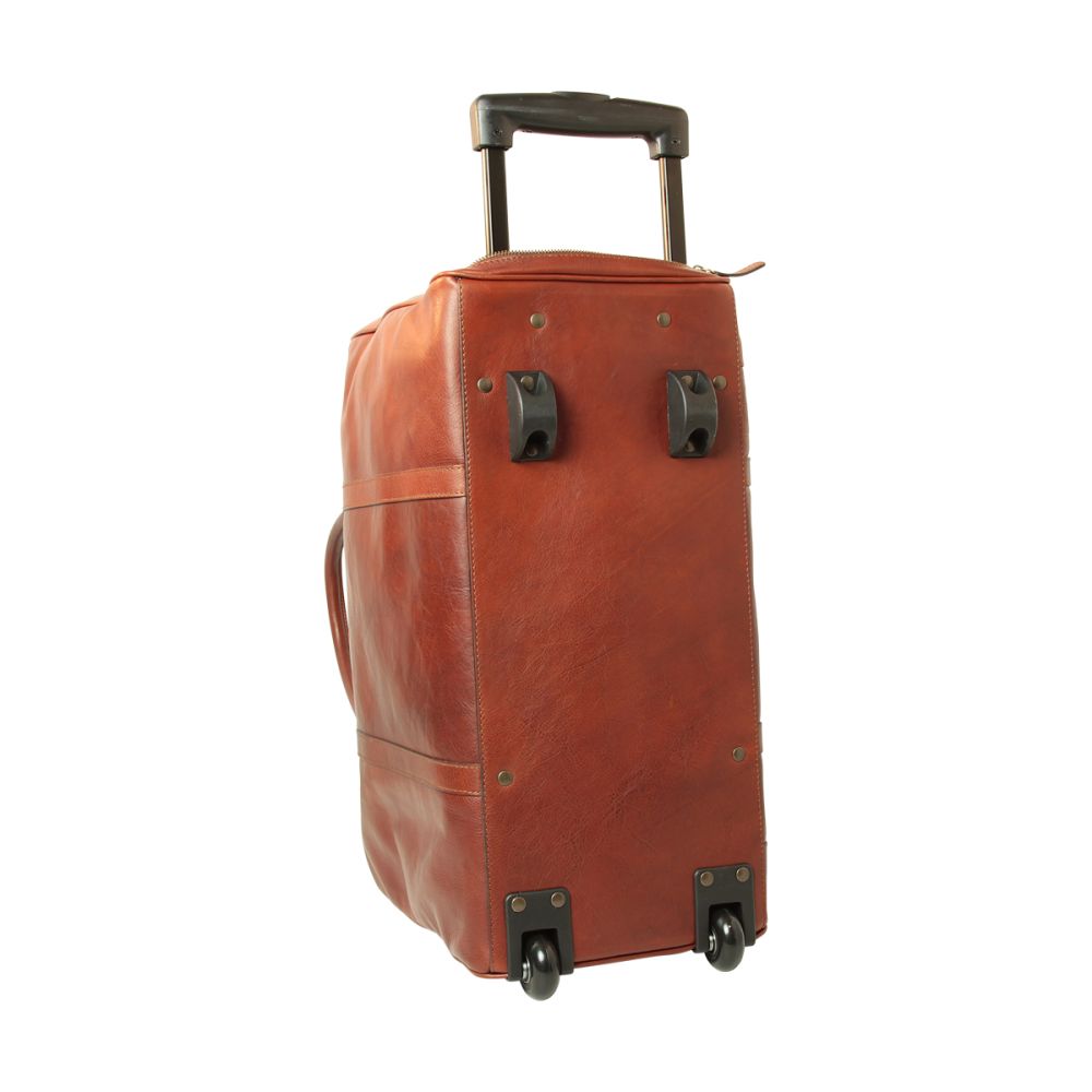 Buffalo Leder Weekender Tasche Herren – Vorderseite mit Griffen