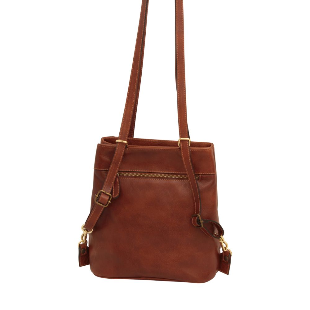Italienischer Leder Rucksack Damen