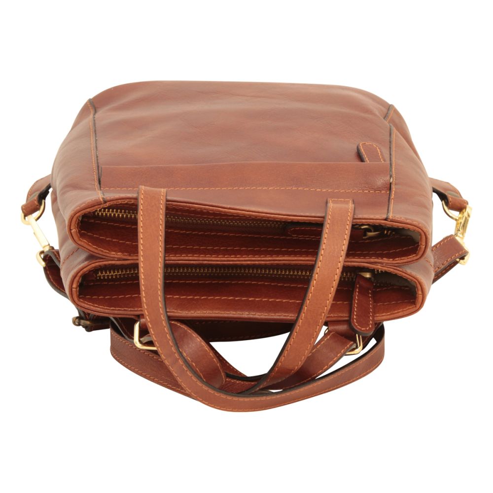 Italienischer Leder Rucksack Damen