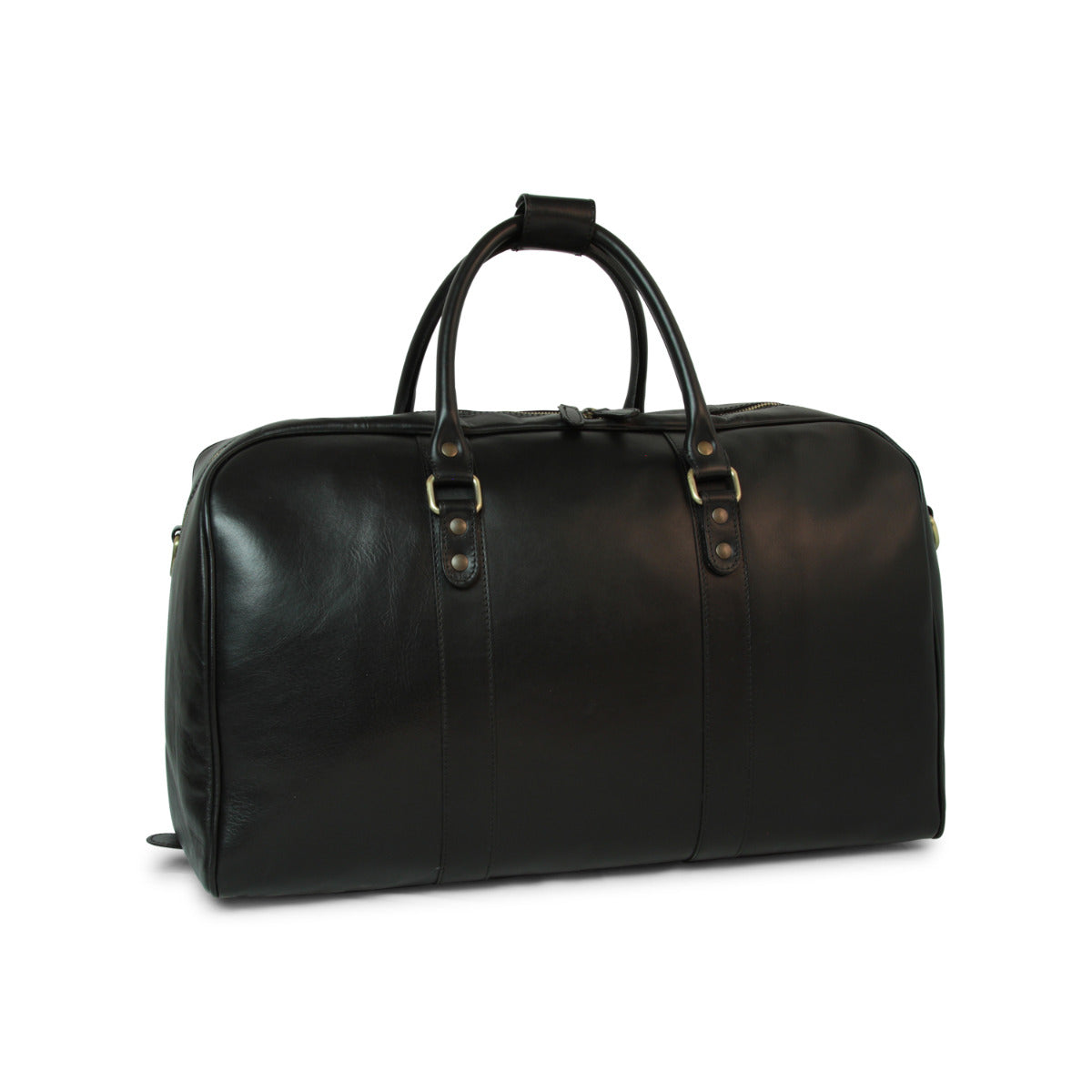 Italienische Leder Travel Bag Herren – Old Angler, Vorderansicht