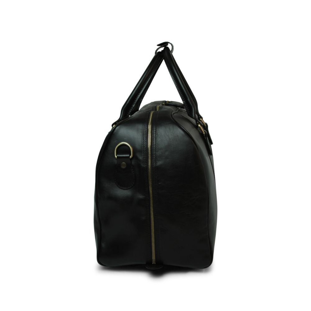 Italienische Leder Reisetasche Herren – Ansicht von oben