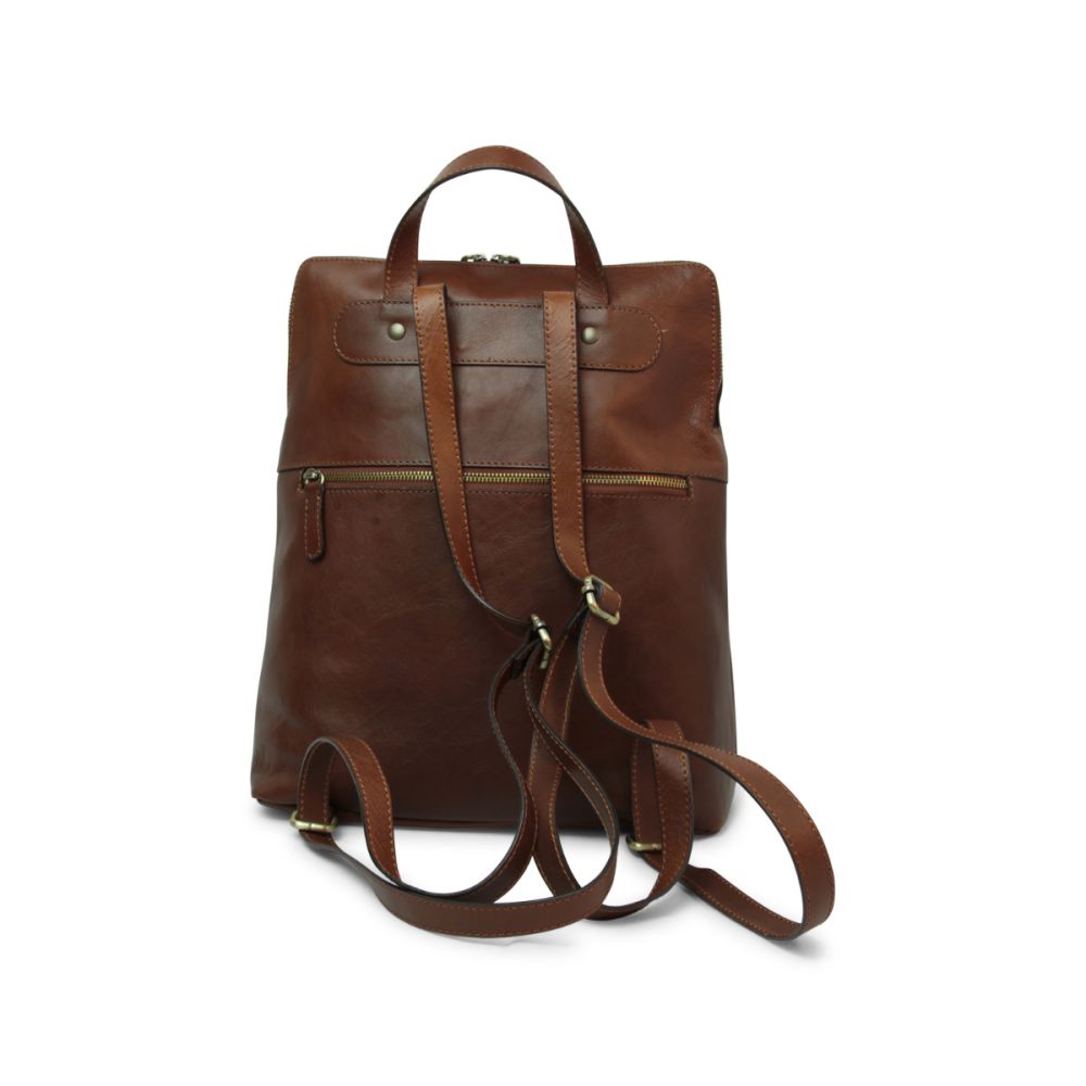 rauner Leder Laptop Rucksack – Innenfutter Made in Italy