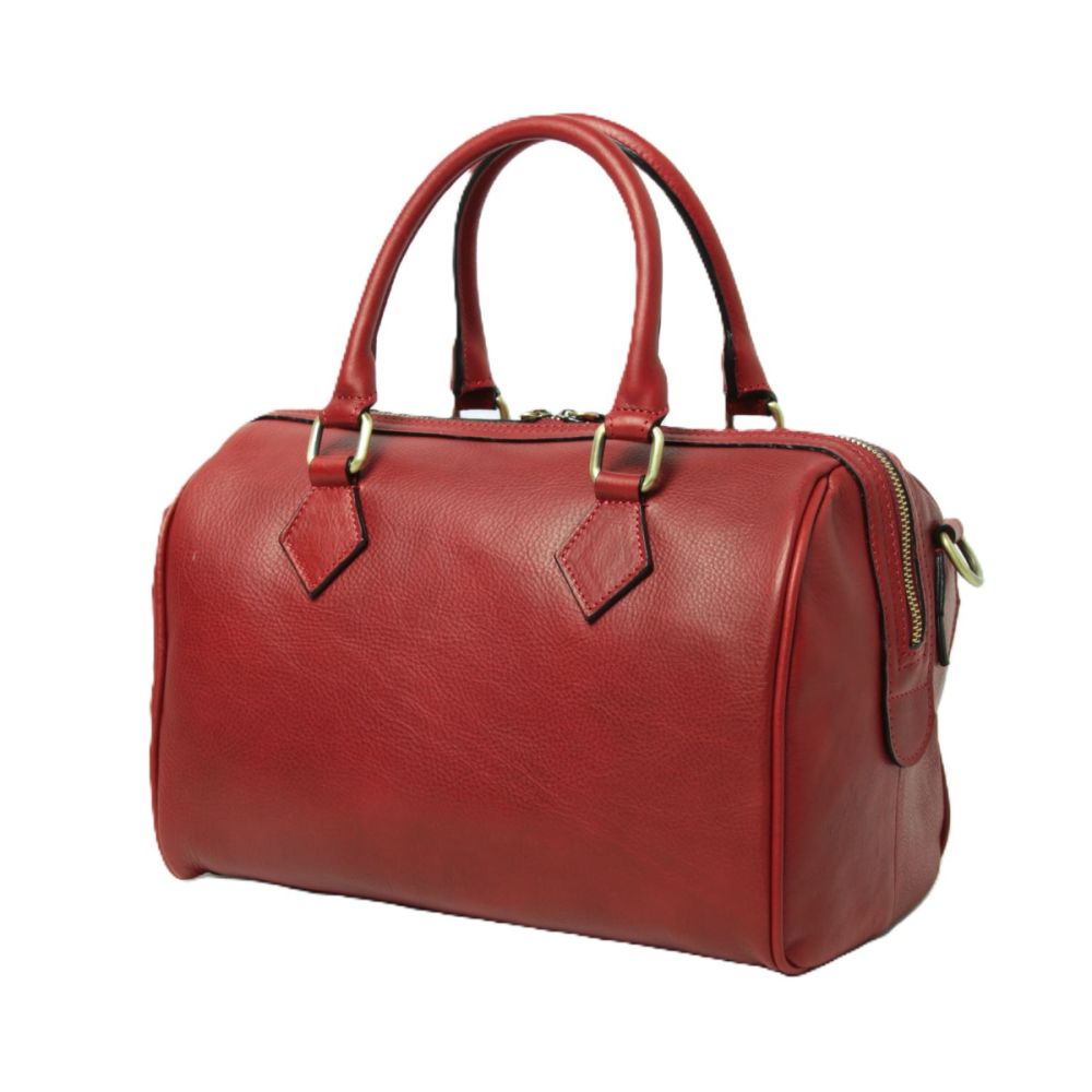 Italienische Damen Ledertasche Rot – Hochwertige Verarbeitung Made in Italy