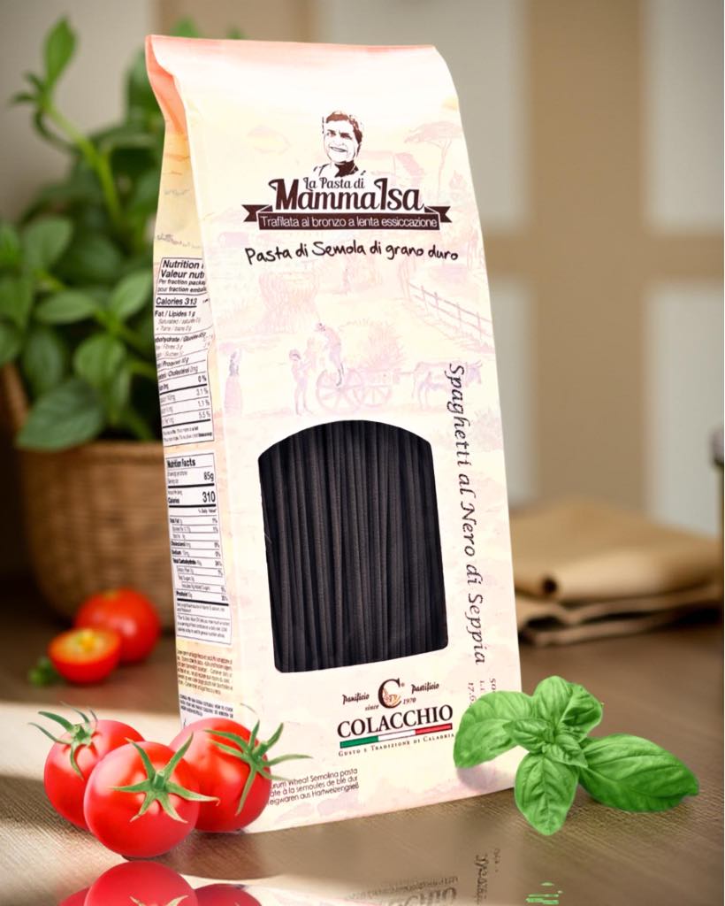 Spaghetti al Nero di Seppia 500g – Italienische Tintenfisch-Pasta | Bella Italia Store