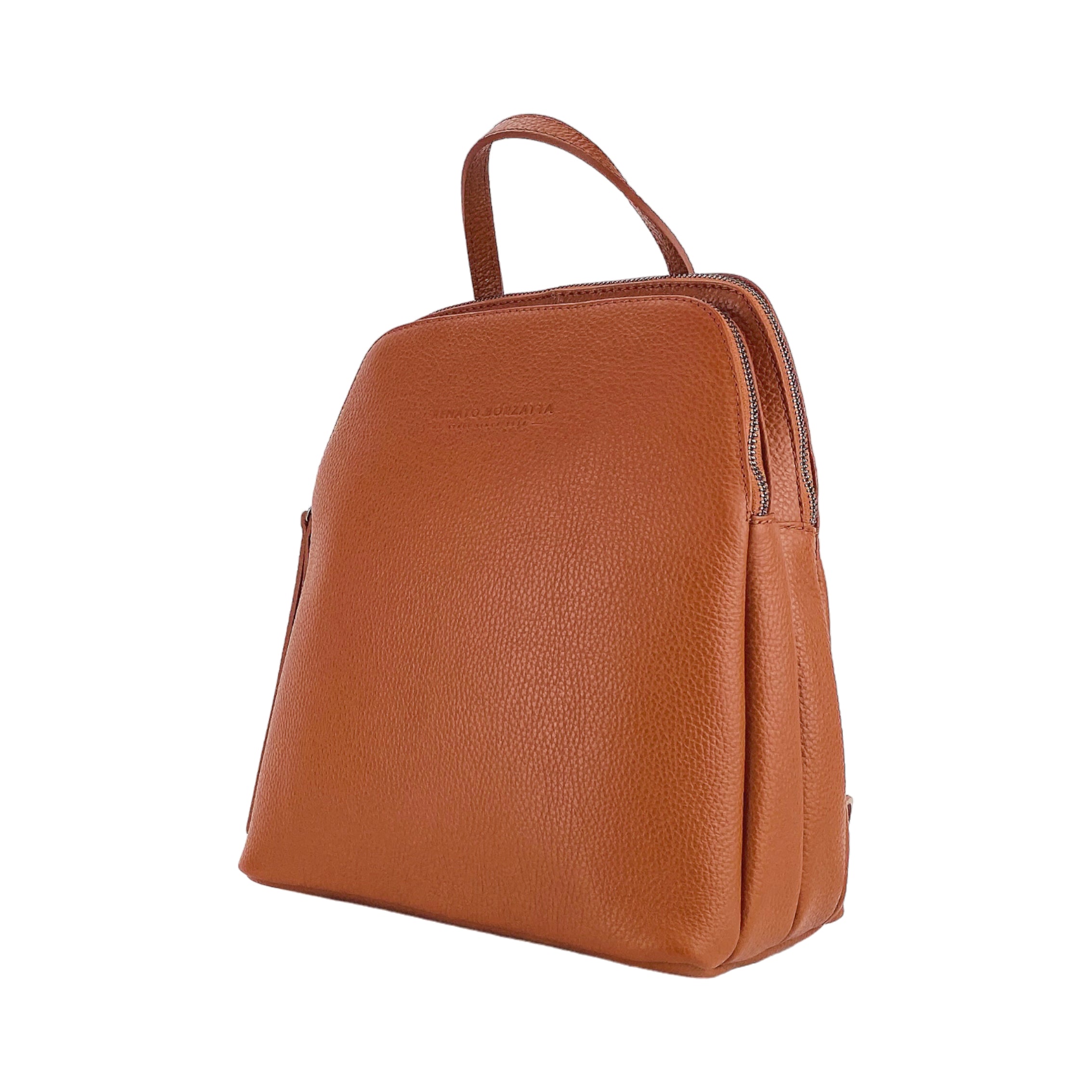Italienischer Damen Lederrucksack Paprika aus Echtleder – handgemacht in Italien, stilvoll & elegant