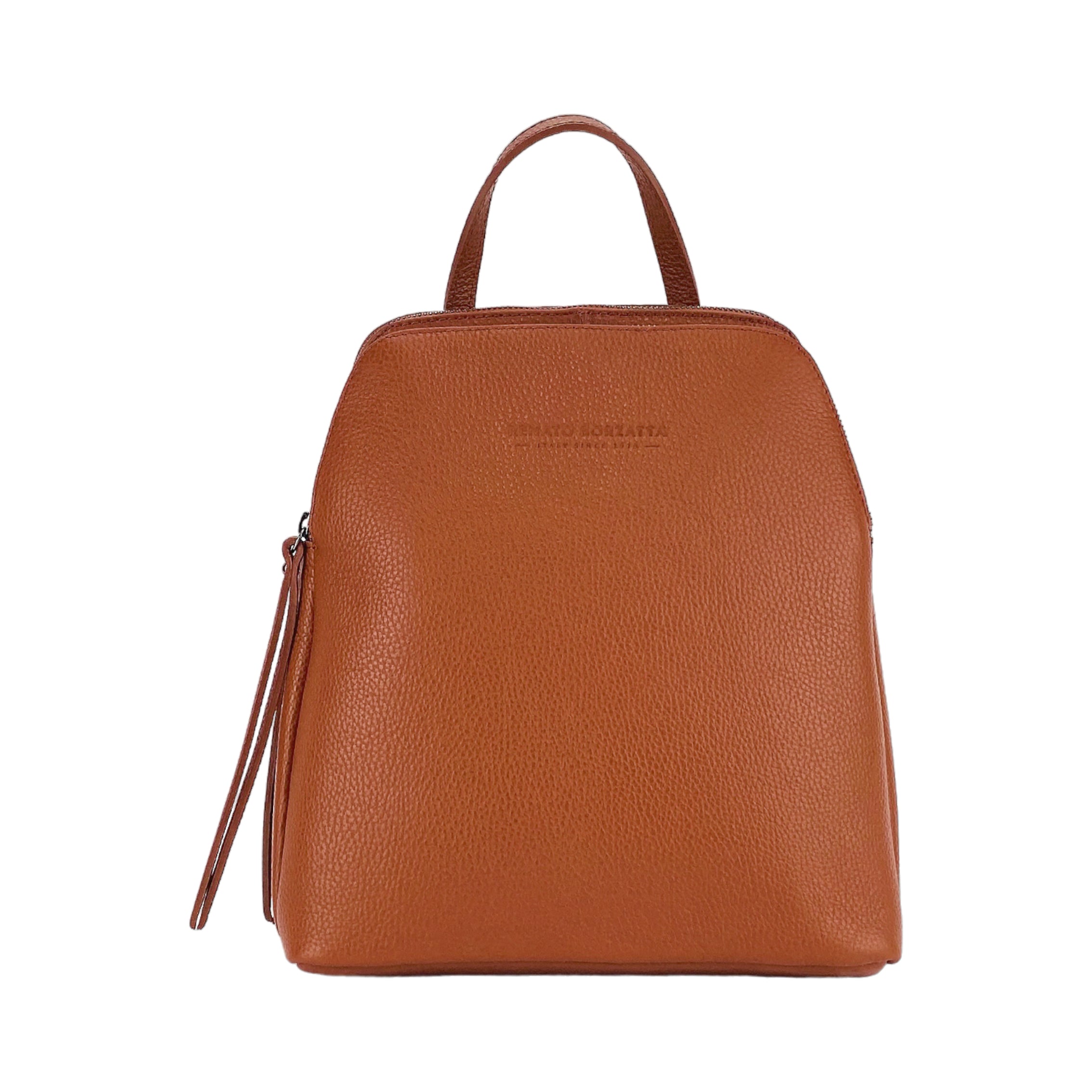 Italienischer Damen Lederrucksack Paprika aus Echtleder – handgemacht in Italien, stilvoll & elegant