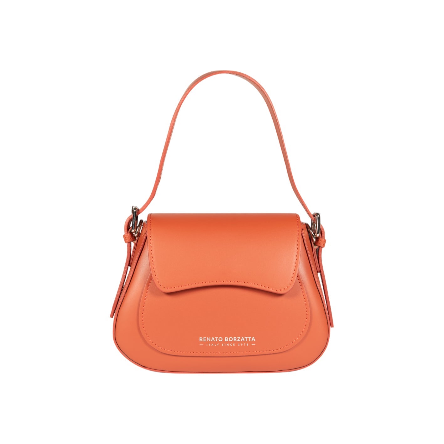 talienische Damen Ledertasche EMMA in Paprika Farbe Made in Italy