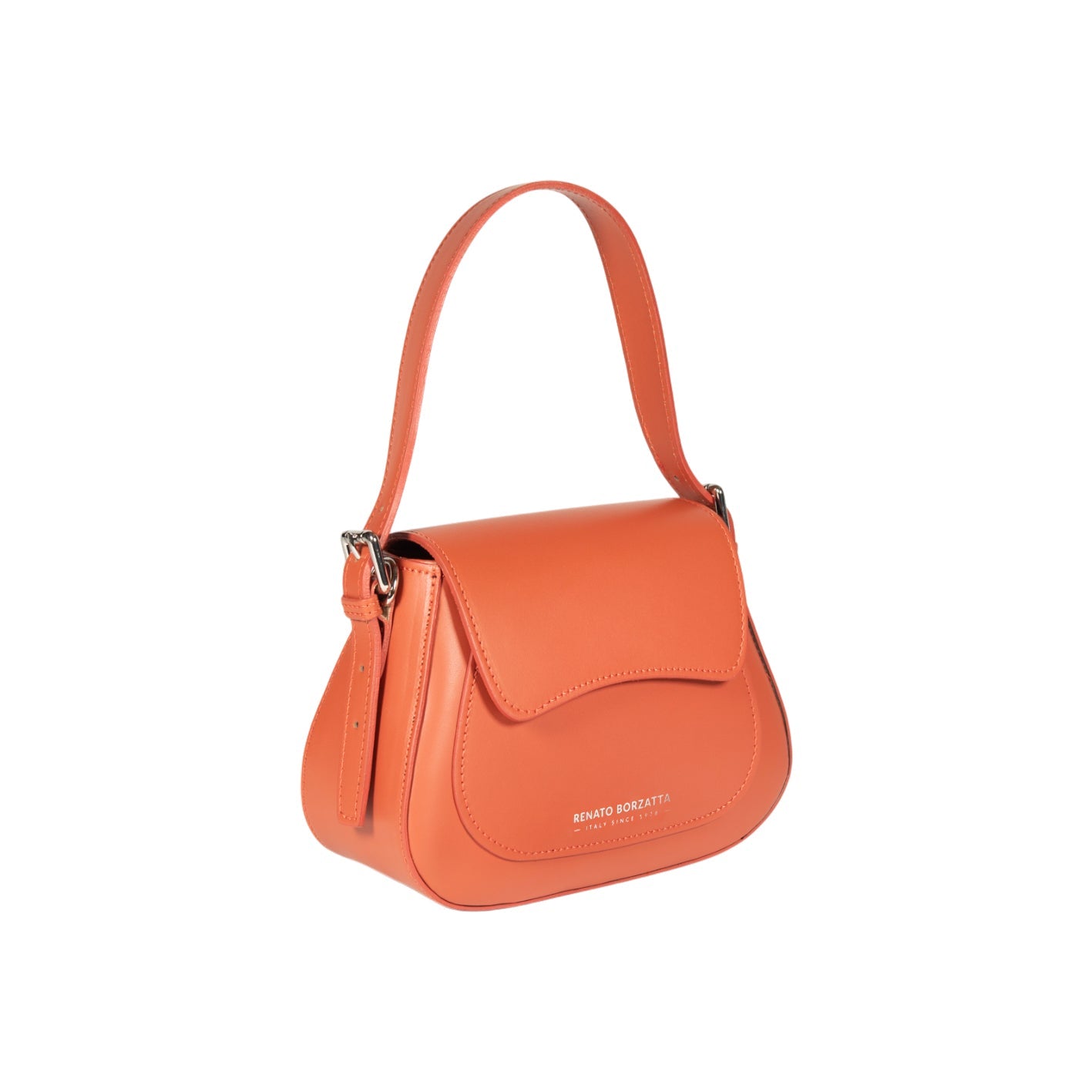 talienische Damen Ledertasche EMMA in Paprika Farbe Made in Italy
