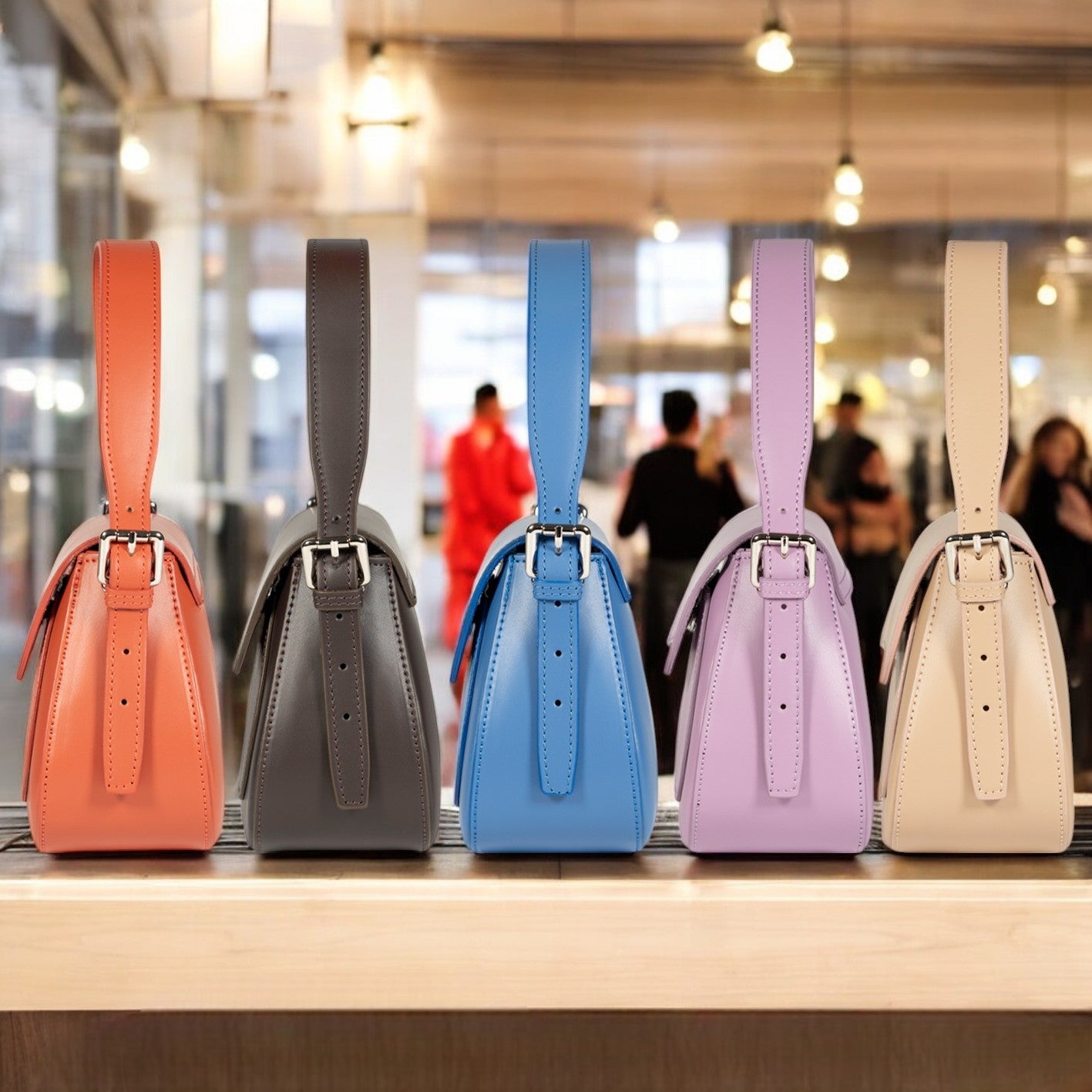 Farbige Umhängetaschen aus echtem Leder – italienisches Design, handgefertigt, in mehreren eleganten Farben – Bella Italia Store