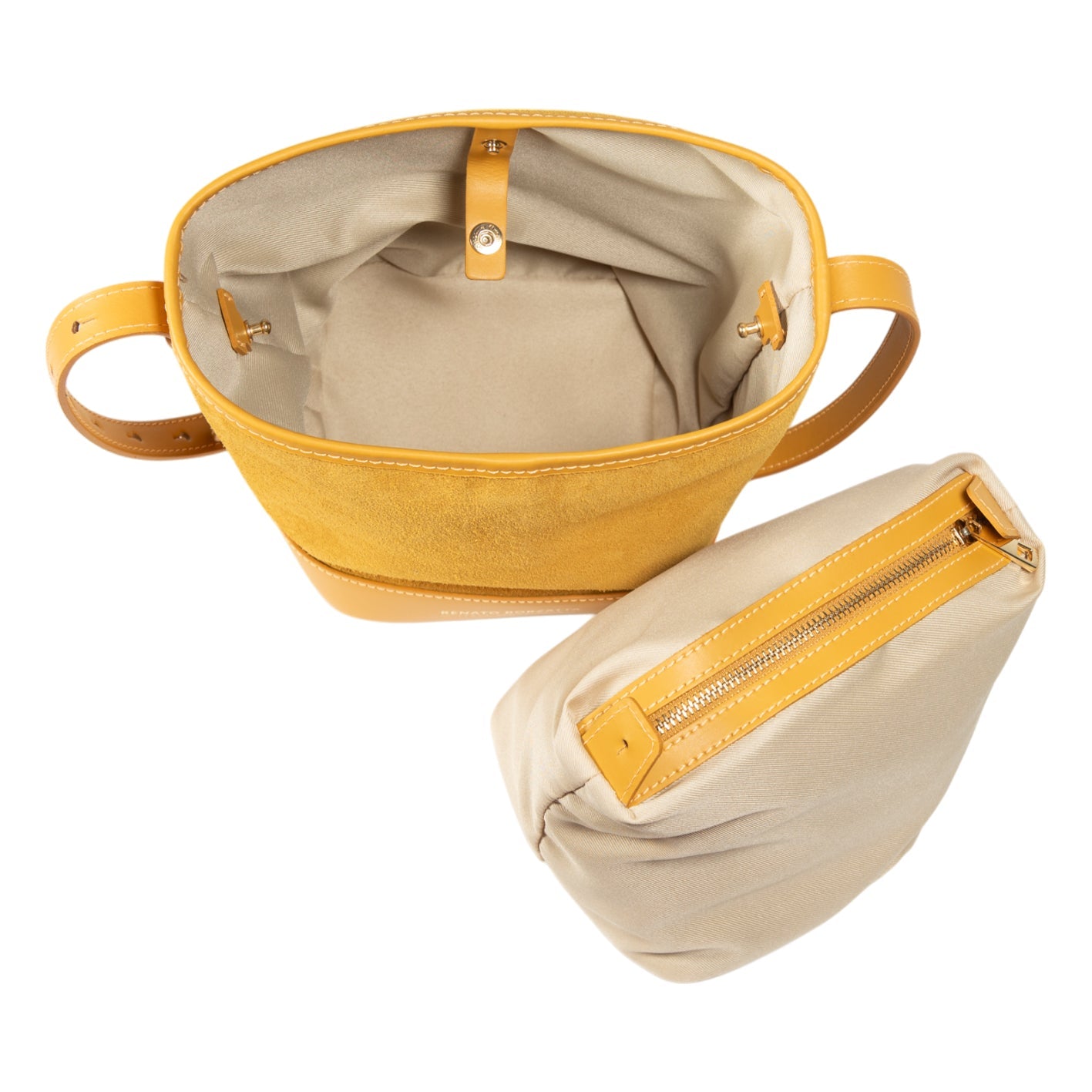 Italienische Damen Ledertasche Senfgelb – Handgefertigte Schultertasche aus Echtleder, stilvoll & modern 🇮🇹