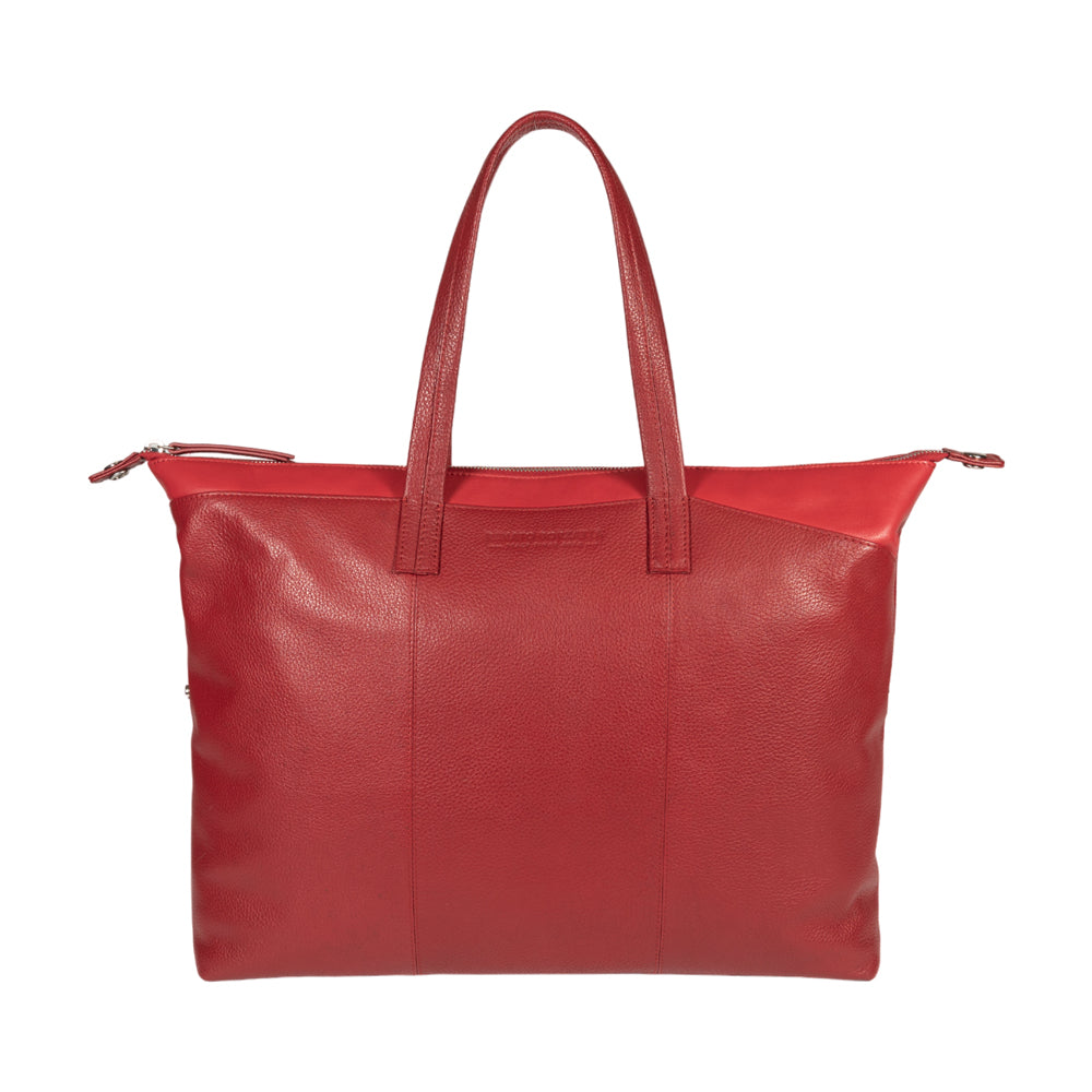 Italienische Damen Ledertasche in Rot – handgefertigt aus echtem Leder, stilvoll, elegant und vielseitig einsetzbar.