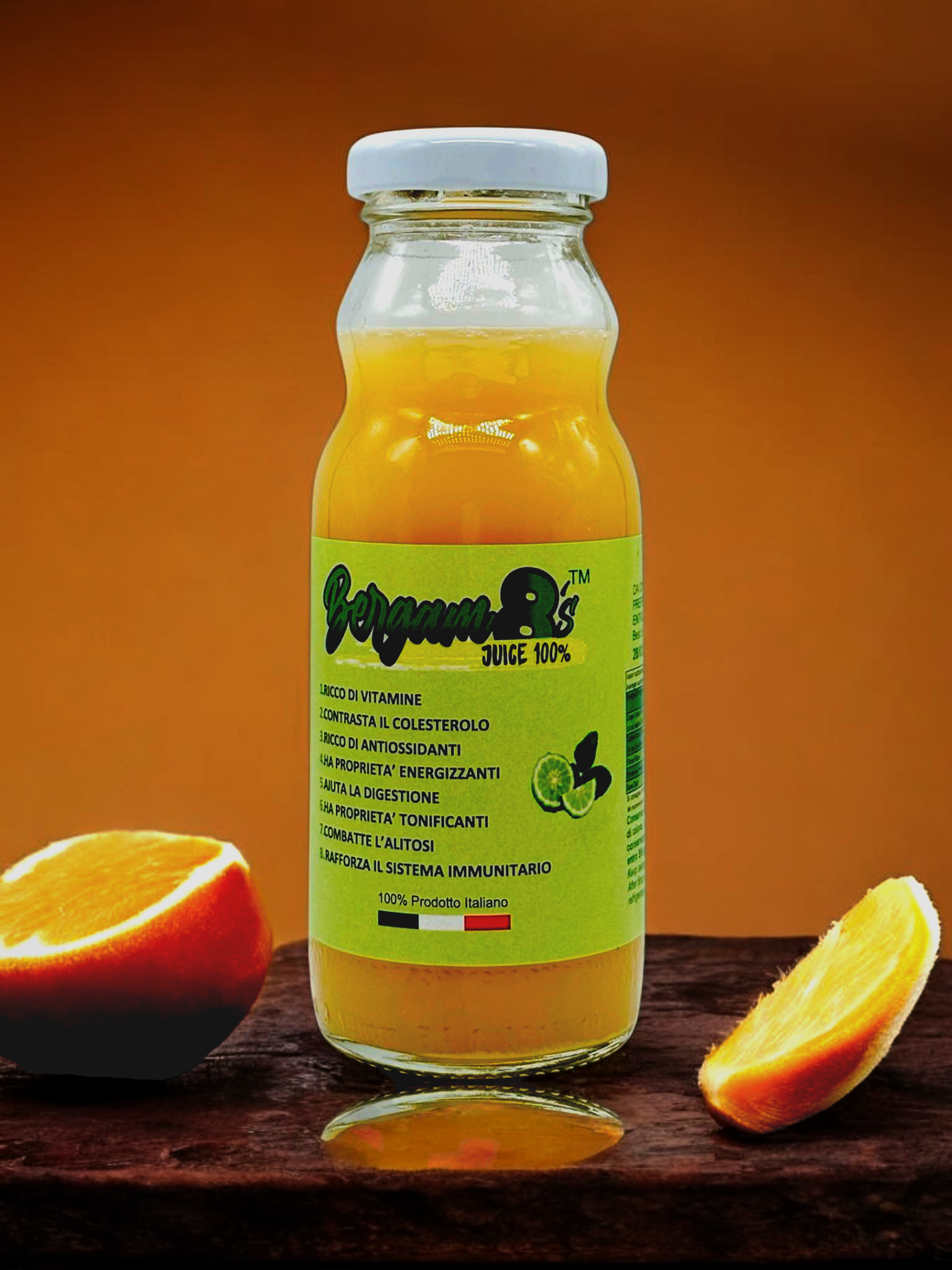 100 % Bergamottensaft aus Italien