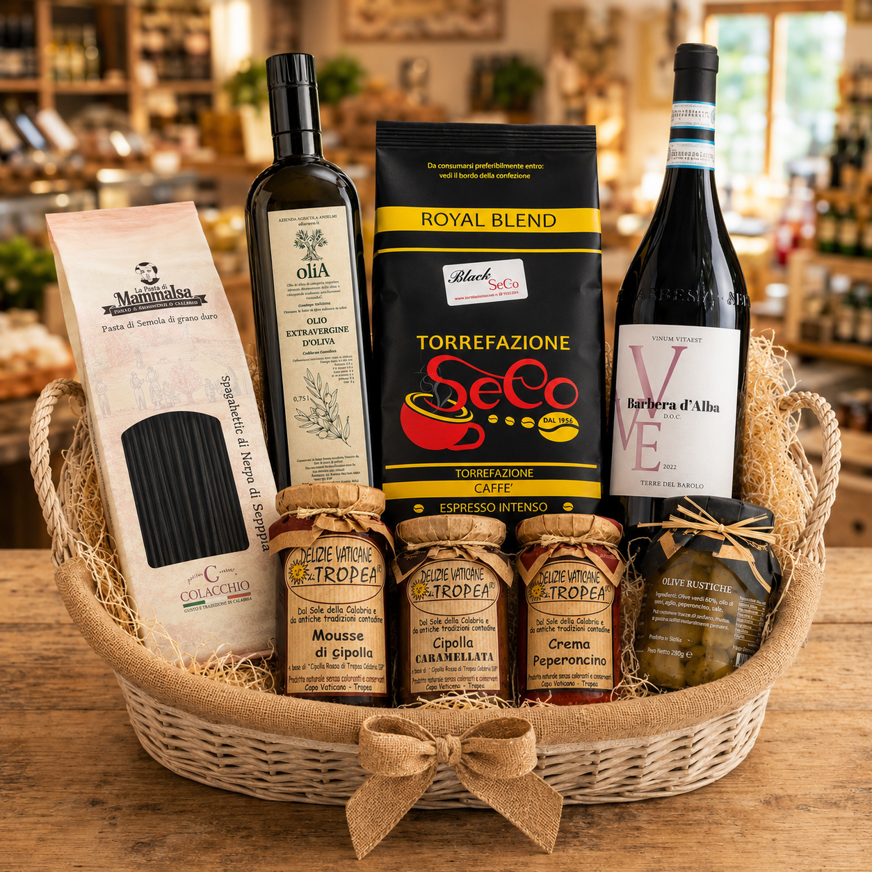 Bella Italia entdecken: ausgewählte Weine, Antipasti, Rezepte, Kaffee und Geschenkkörbe