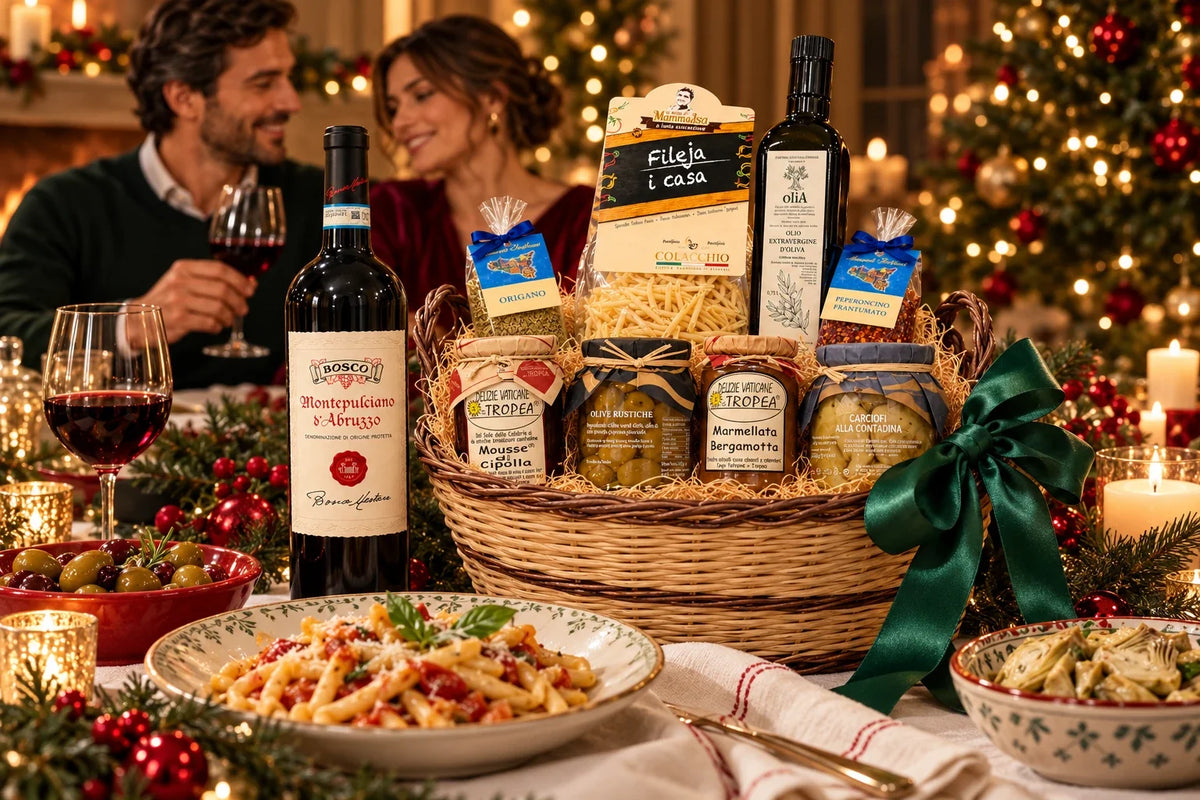 Weihnachten 2026: Italienische Geschenkkörbe & Genussideen
