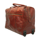 Buffalo Leder Weekender Tasche Herren – Vorderseite mit Griffen