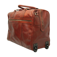 Buffalo Leder Weekender Tasche Herren – Vorderseite mit Griffen