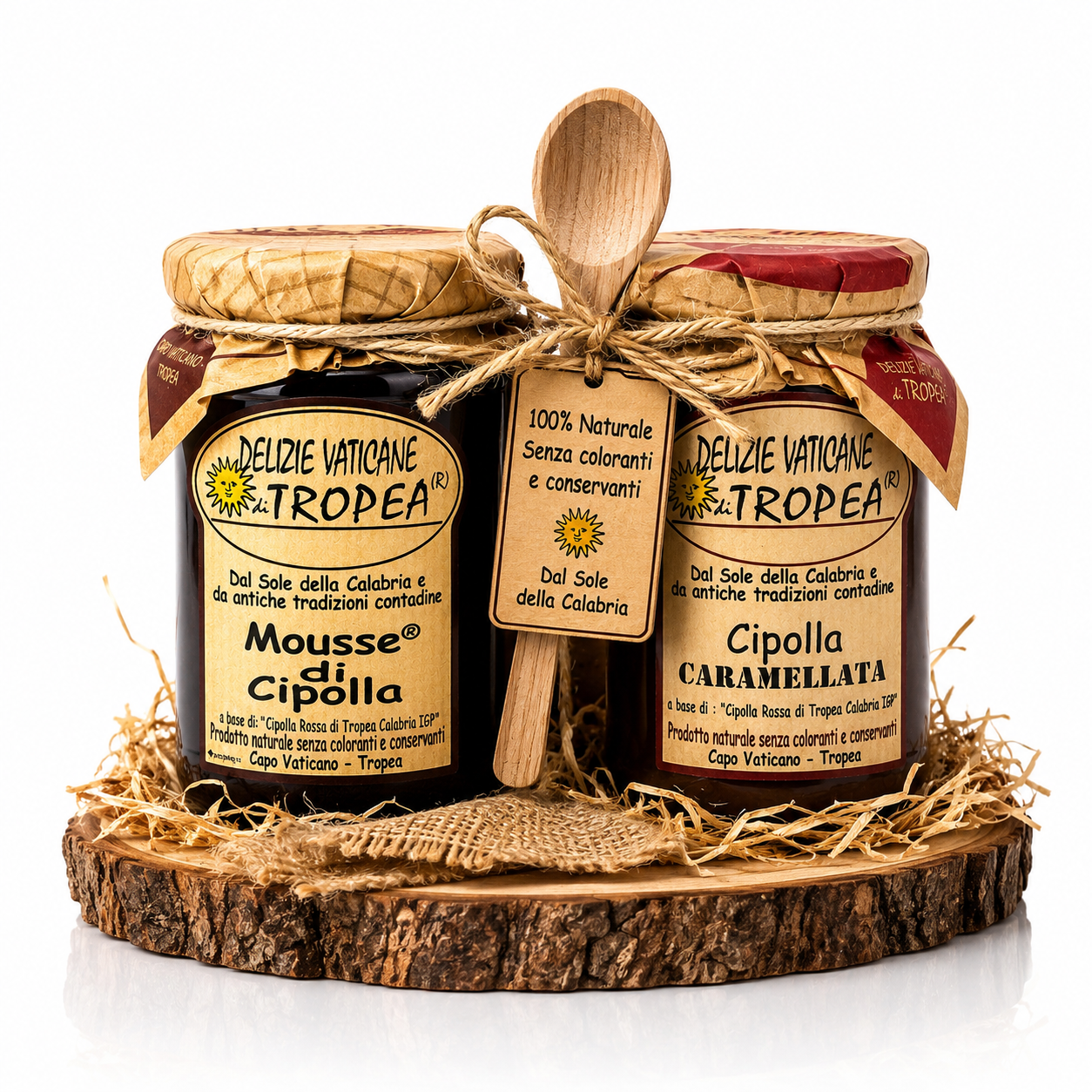 Zwiebelmousse aus Tropea IGP Geschenkset – Cipolla Caramellata & italienische Antipasti aus Kalabrien