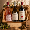 Mediterranes Weinpaket aus Italien mit Premiumweinen in rustikaler Präsentation für besondere Genussmomente 🍷