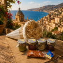     Mediterraner Genusskorb aus Italien mit Pesto und Pistaziencreme
