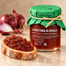 Zwiebelmarmelade aus Sizilien – Confiture di Cipolla mit Balsamico, 100g – Produktaufnahme mit dezenter Spiegelung