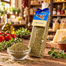 Oregano aus Sizilien – Getrockneter Oregano, Premium Gewürz, 30g – Präsentation im italienischen Feinkostladen