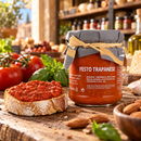 Pesto Trapanese aus Sizilien – Tomatenpesto mit Mandeln und Basilikum, 180g – Im italienischen Feinkostladen