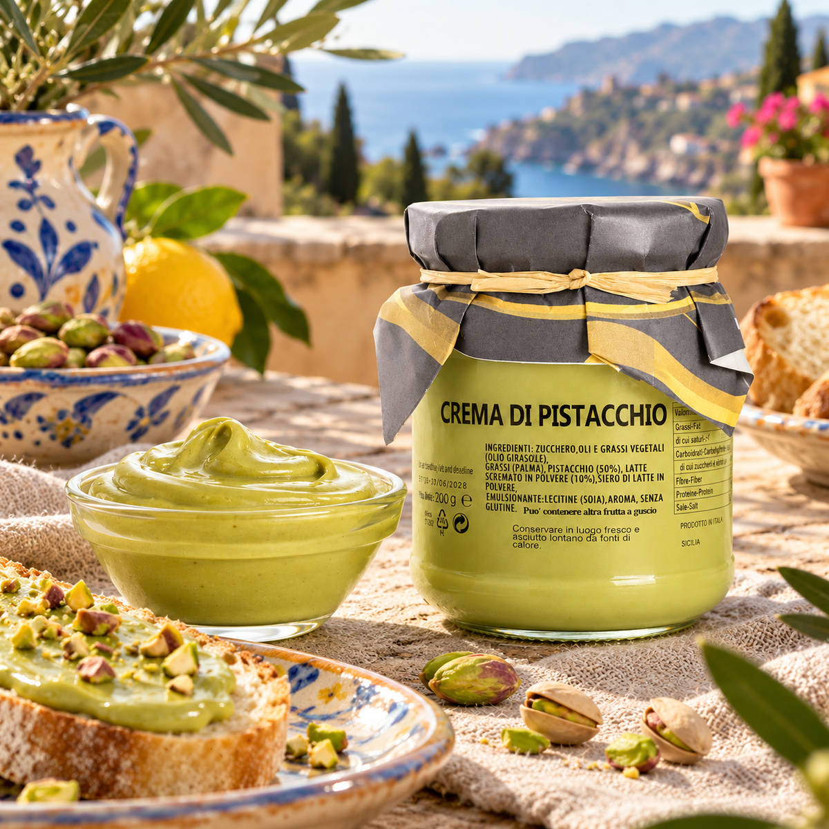 Pistaziencreme aus Sizilien – Crema di Pistacchio, 200g