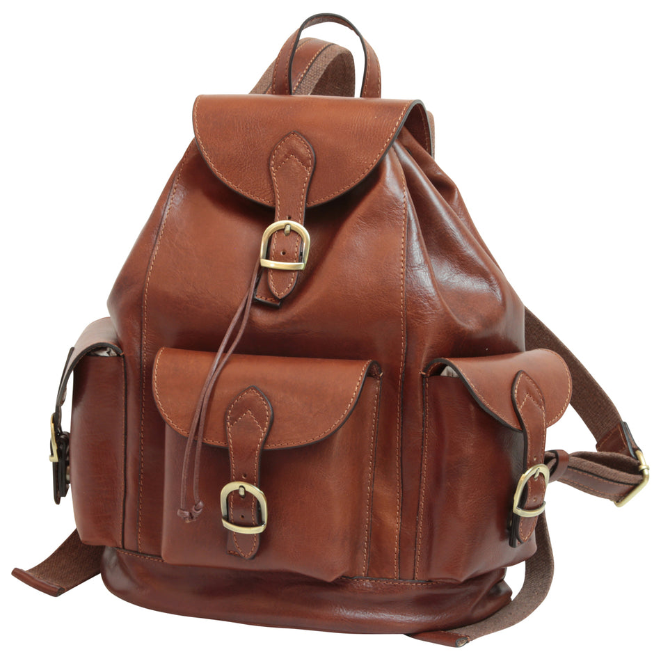 Italienischer Lederrucksack Unisex
