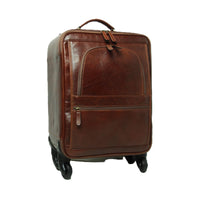 Leather trolley - brown-0