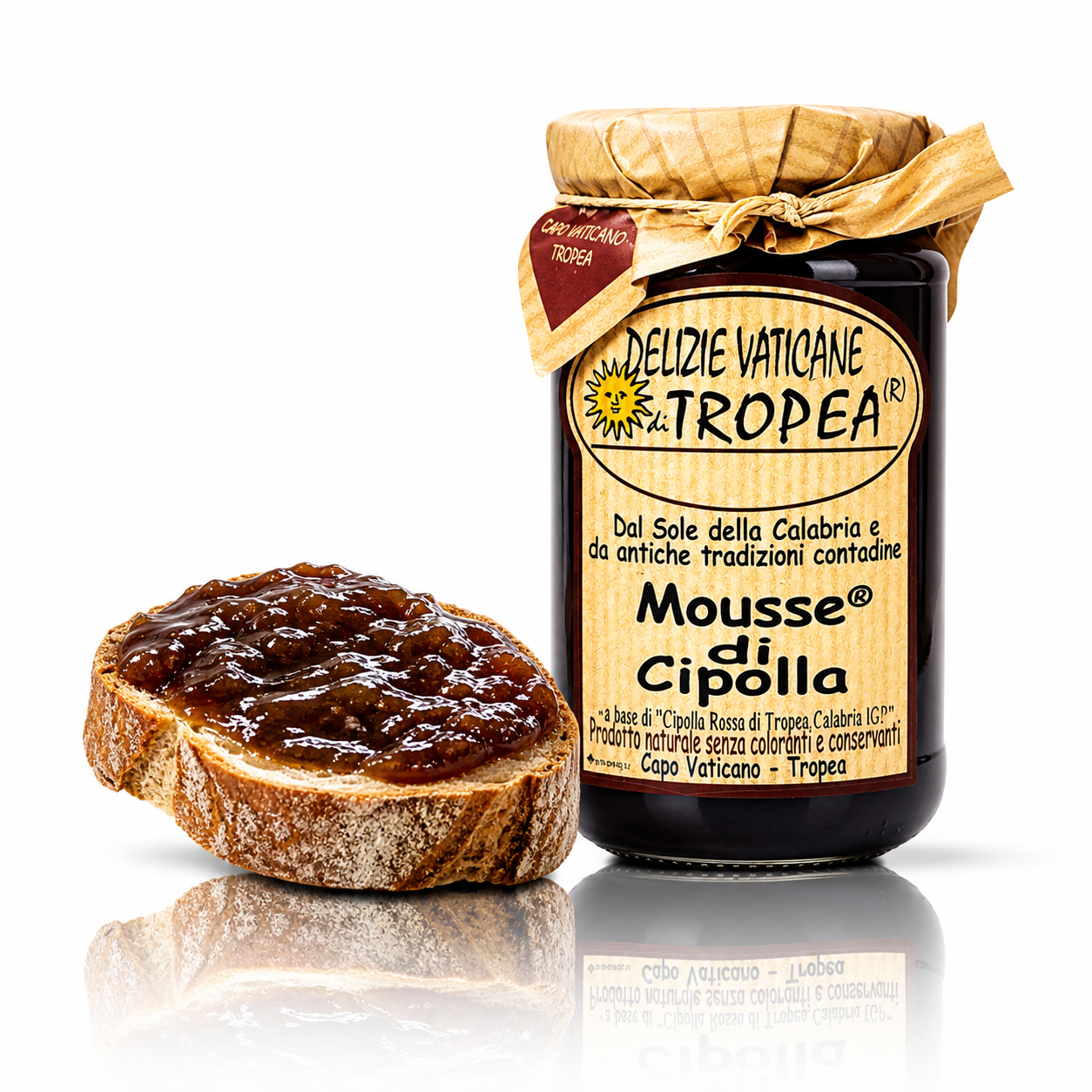 Zwiebelmousse aus Tropea IGP