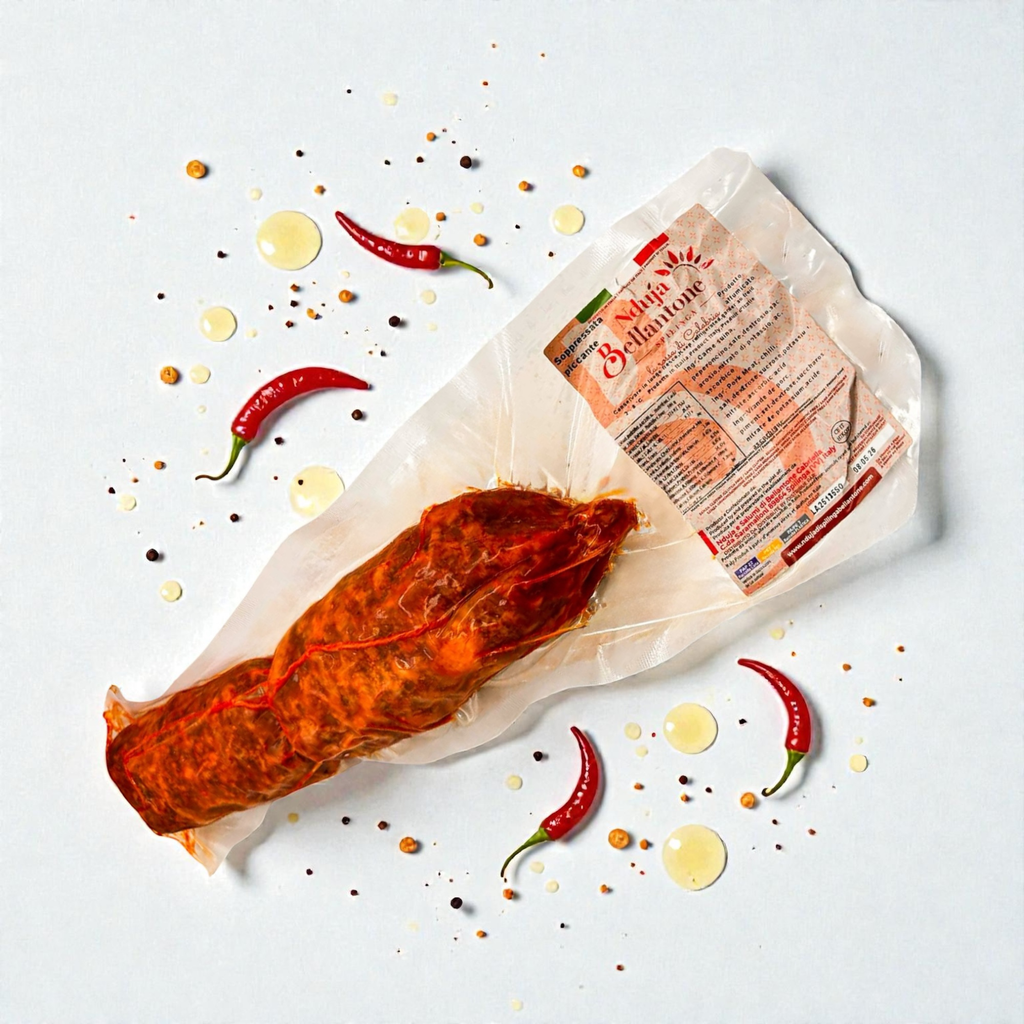 scharfe kalabrische Schweinesalami 500g