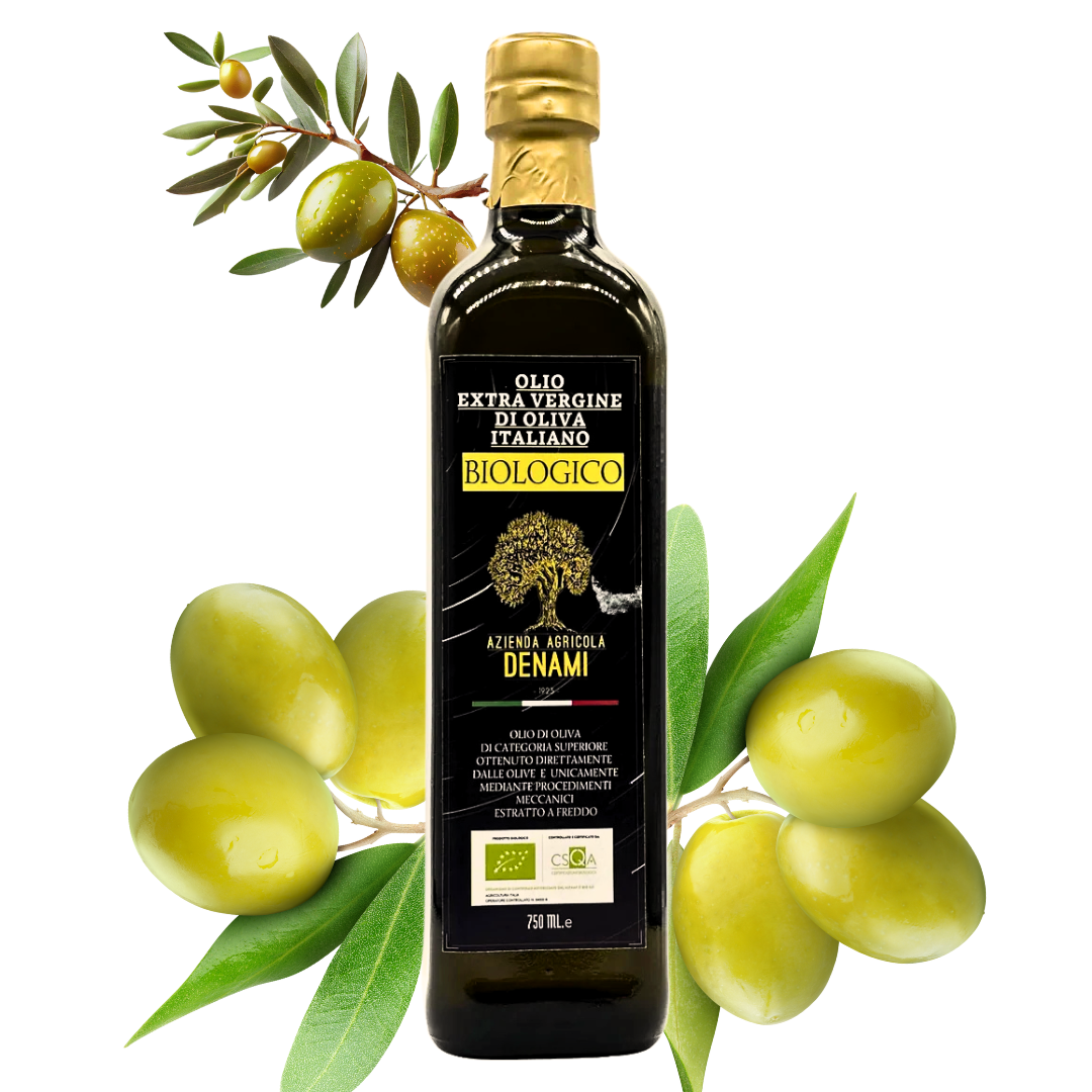 Olio Extra Vergine di Oliva Biologico – 750 ml, Kaltgepresst