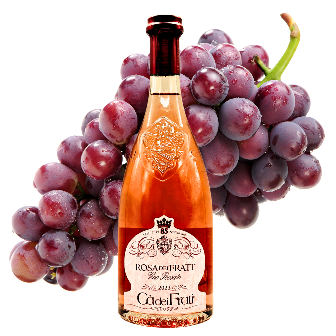 Rosa Cà dei Frati 2023 - Italian rosé wine, 12.5% Vol., 750ml