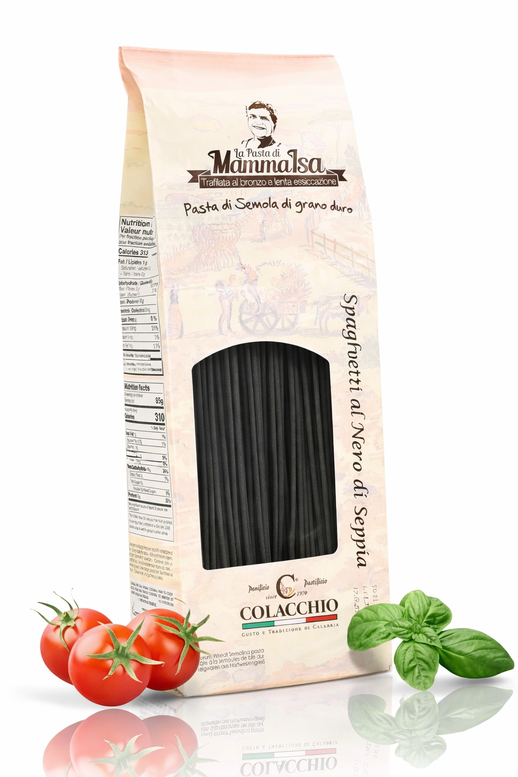 Spaghetti al Nero di Seppia 500g – Italienische Tintenfisch-Pasta | Bella Italia Store