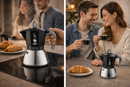 Espressokocher Bialetti Moka Induc Black 6 Tassen moderne Küche