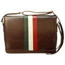 Italian Flag - Messenger Bag - Brown-0