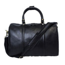 Weekender Tasche Leder Schwarz – mit Schulterriemen