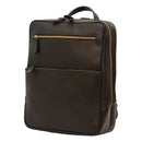 Schwarzer Leder Rucksack Herren – Old Angler, handgefertigt aus 100 % italienischem Kalbsleder