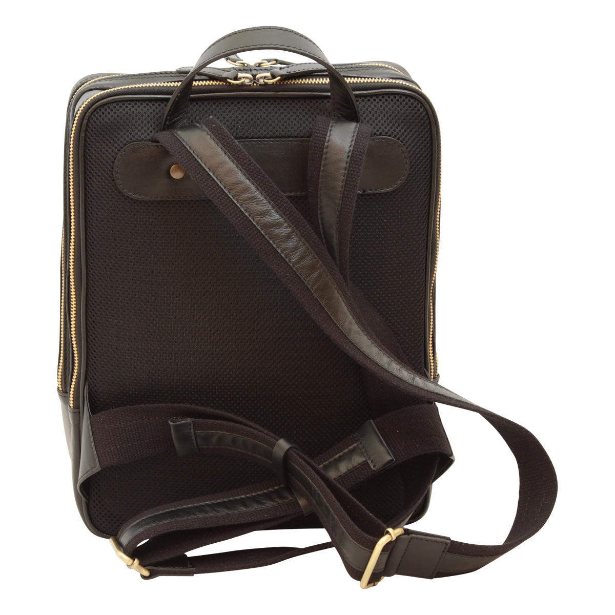 Leder Rucksack Herren Schwarz – 100 % Echtes Leder