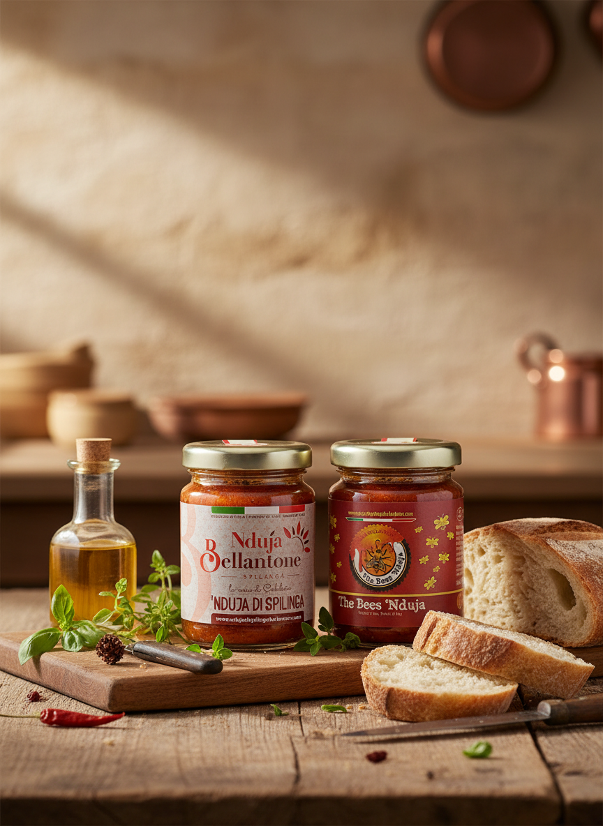 Nduja mit Honig aus Kalabrien