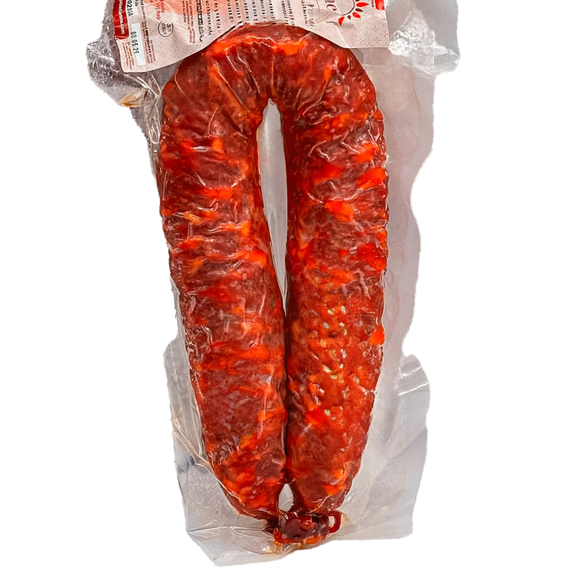 Scharfe kalabrische Schweinesalami 300g Soppressata Piccante vakuumverpackt – traditionelle Spezialität aus Kalabrien