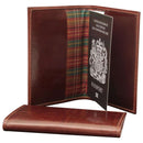 Leather Passport Holder - Brown-0