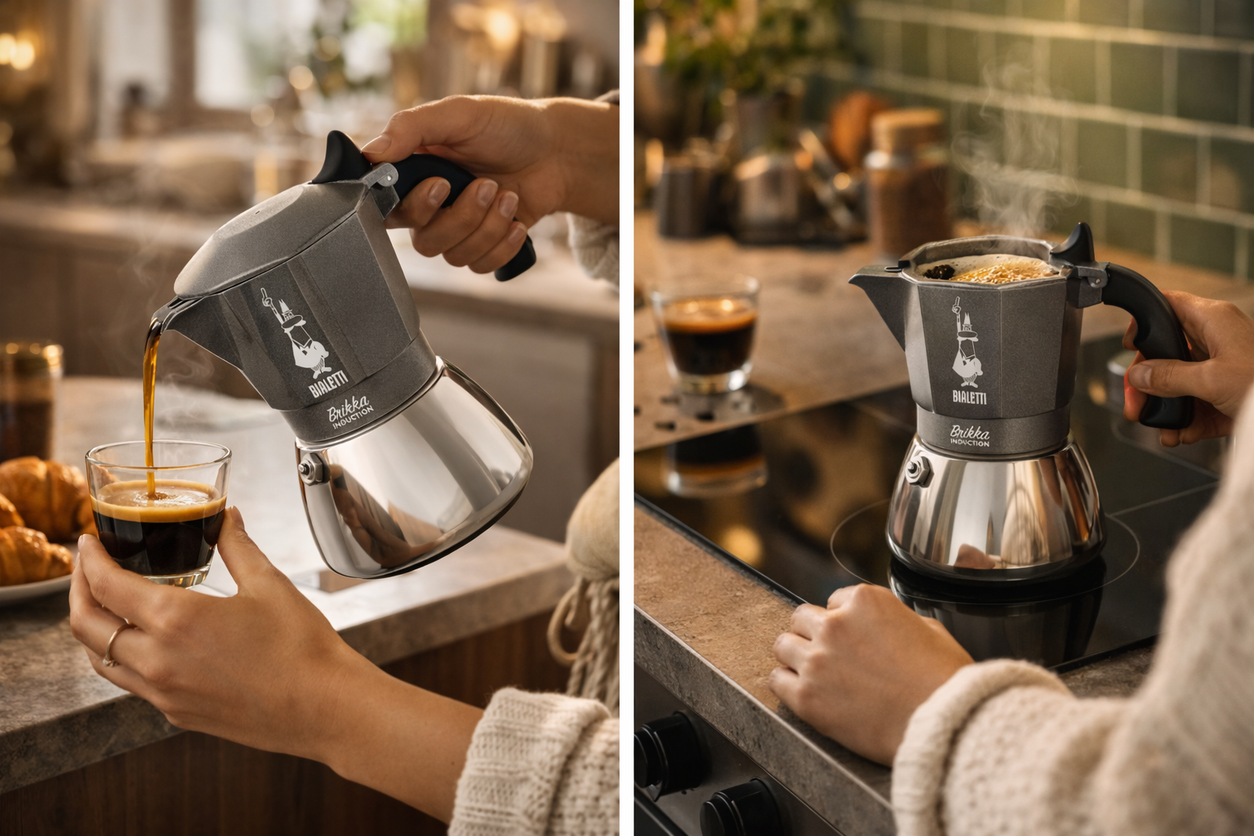 Bialetti Brikka Kaffeemaschine 4 Tassen Induktion