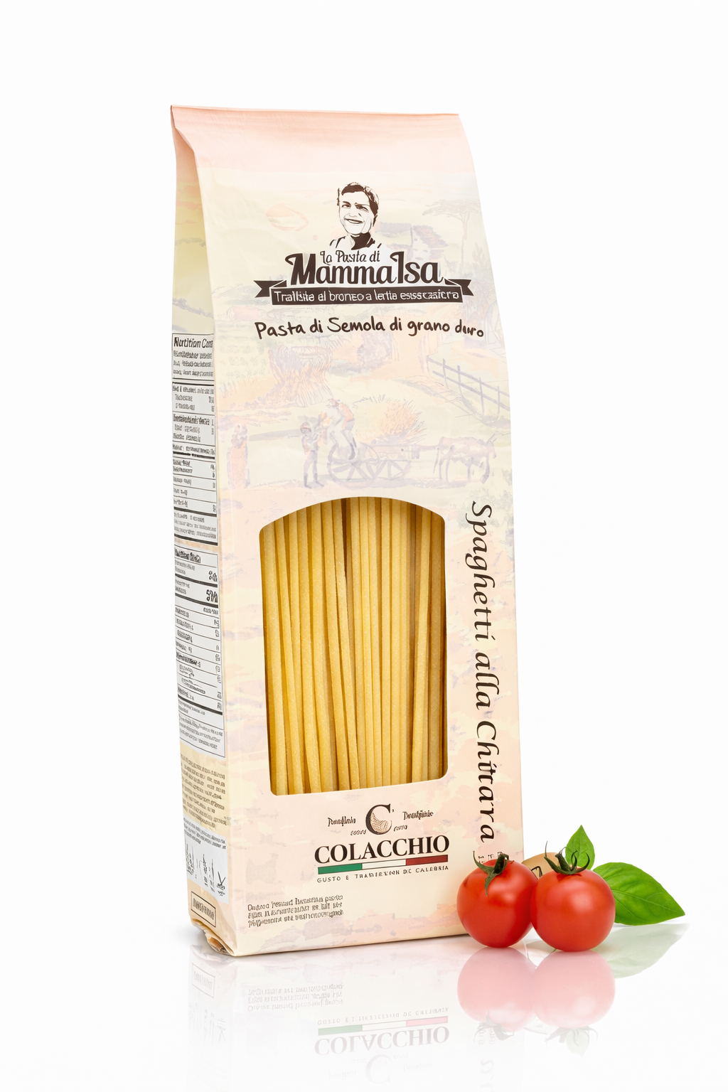 Spaghetti alla Chitarra von Mamma Isa – Italienische Hartweizengrieß Pasta online kaufen bei Bella Italia Store – hochwertige Pasta mit traditionellem Geschmack