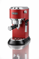    DeLonghi EC 685.R Espressomaschine rot freigestellt Edelstahl kompakt