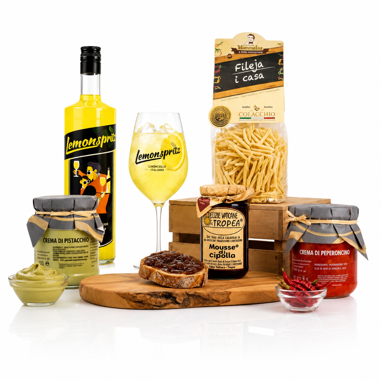 Italienisches Feinkost Paket – Mediterraner Genuss mit Lemon Spritz & Spezialitäten