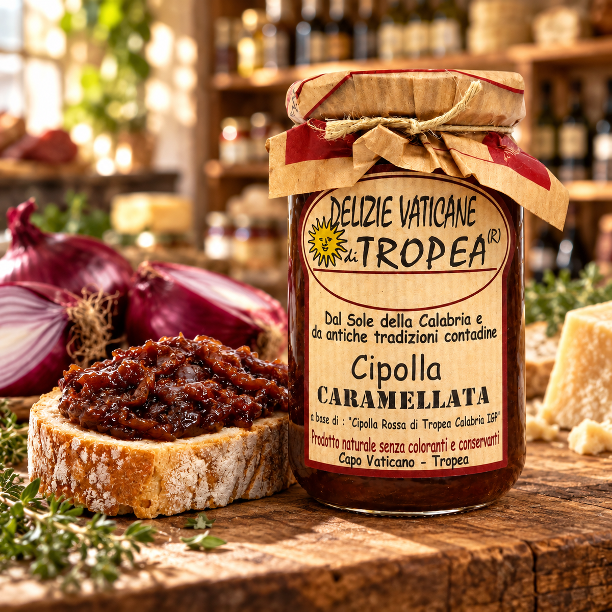 karamellisierte Zwiebeln aus Tropea – Im italienischen Feinkostladen