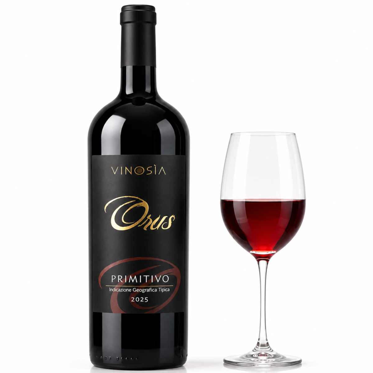 Primitivo Salento IGT 2025 Vinosia Orus – Italienischer Rotwein aus Apulien