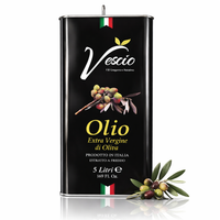 kaltgepresstes Olivenöl 5L Extra Vergine aus Italien im schwarzen Metallkanister mit 5 Liter Inhalt