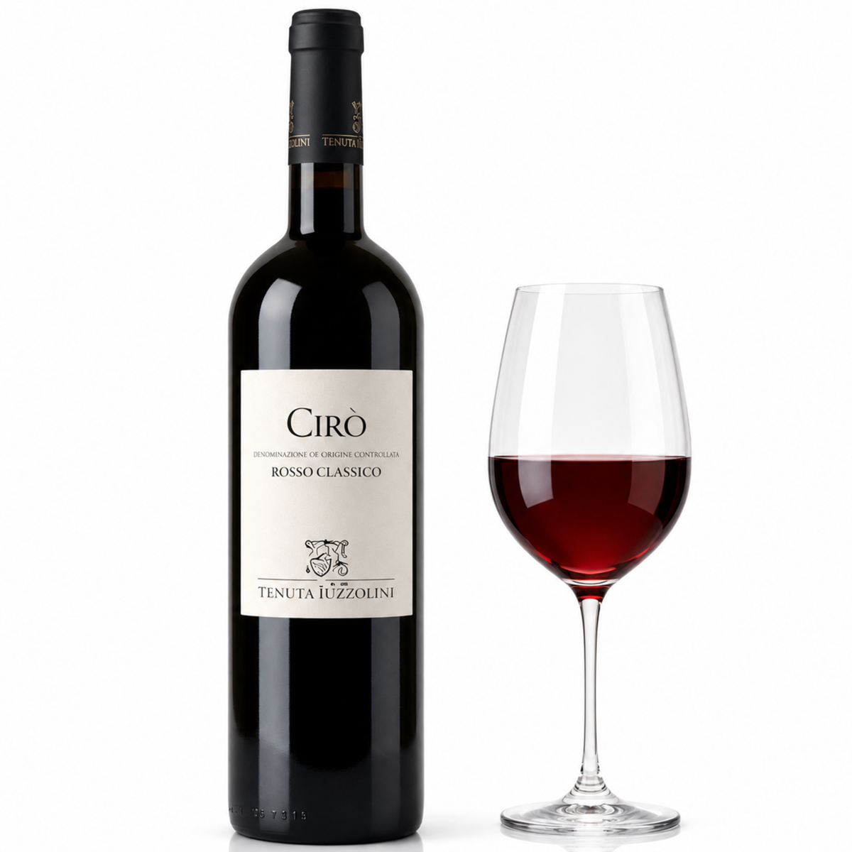 Cirò Rosso Classico 2023 – Vin rouge jeune et dynamique de Calabre, 750 ml